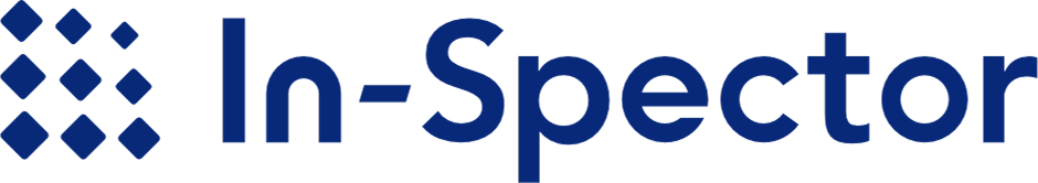 In-Spectorの青色ロゴ